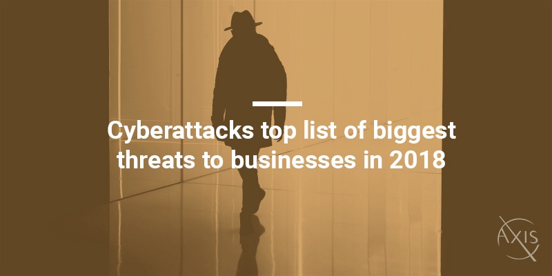 Cyberattacks top list of biggest threats to businesses in 2018